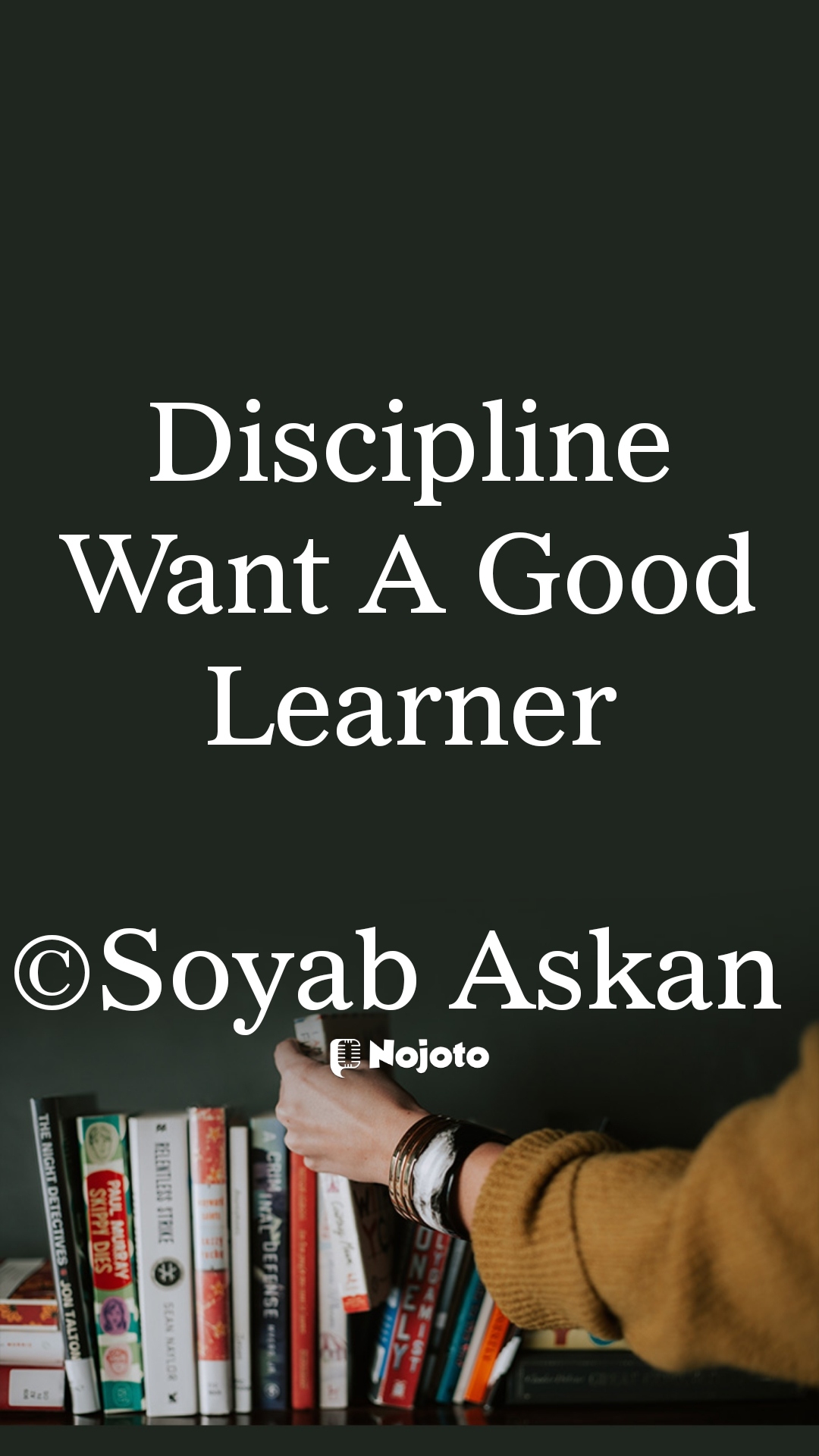 Fourth Lesson

#discpline #success #learner