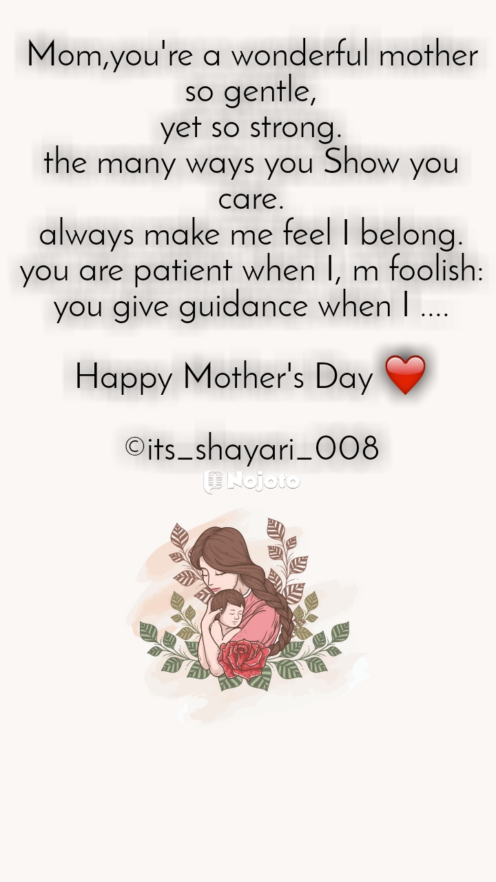 love Happy Mother&amp;#039;s Day ❤

#MothersDay
